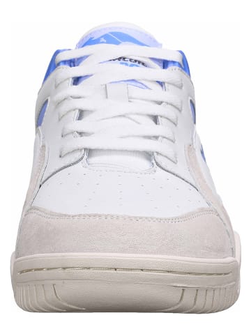 KangaROOS Originals Leder-Sneakers "3 Pointer 2.0" in Weiß/ Hellblau