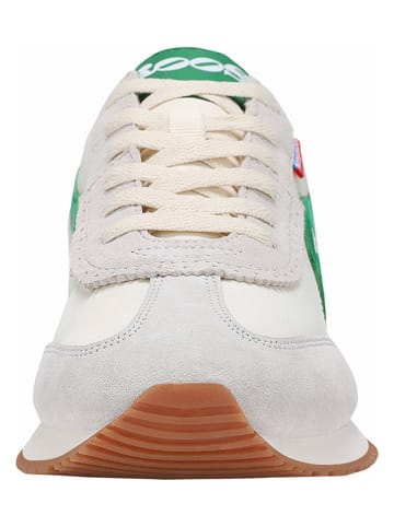 KangaROOS Originals Leder-Sneakers "Aussie 2.0" in Grün/ Grau
