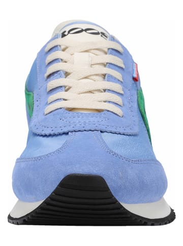 KangaROOS Originals Leder-Sneakers "Aussie 2.0" in Blau/ Grün