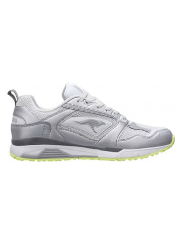 KangaROOS Originals Leder-Sneakers "Exo II Ultimate Y2K" in Weiß/ Silber