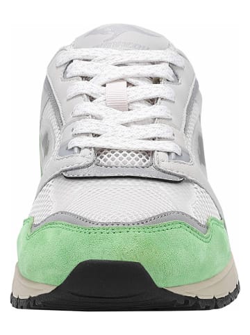 KangaROOS Originals Leder-Sneakers "Exo II Ultimate Y2K" in Weiß/ Grün