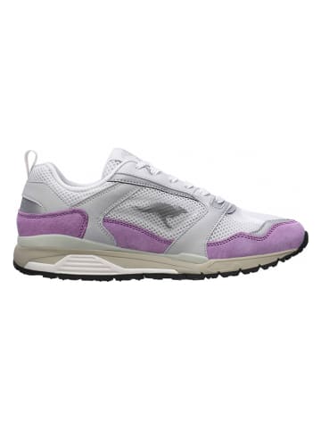 KangaROOS Originals Leder-Sneakers "Exo II Ultimate Y2K" in Weiß/ Lila