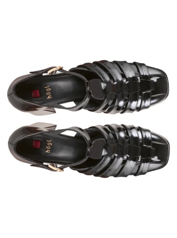 Högl Leder-Pumps in Schwarz
