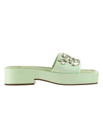 Högl Leren slippers "Teresa" groen