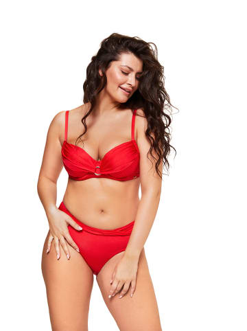 ESOTIQ Figi bikini "Aqua" w kolorze czerwonym
