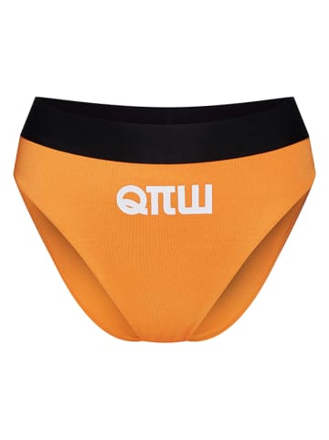 ESOTIQ Bikini-Hose "Guilty" in Orange/ Schwarz