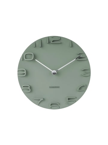 Karlsson Wandklok "On The Edge" groen - Ø 42 cm
