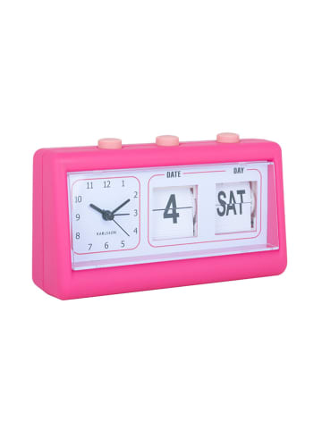 Karlsson Wekker "Data Flip" roze - (B)19 x (H)11,5 x (D)6,4 cm