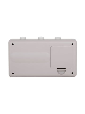 Karlsson Wekker "Data Flip" grijs - (B)19 x (H)11,5 x (D)6,4 cm