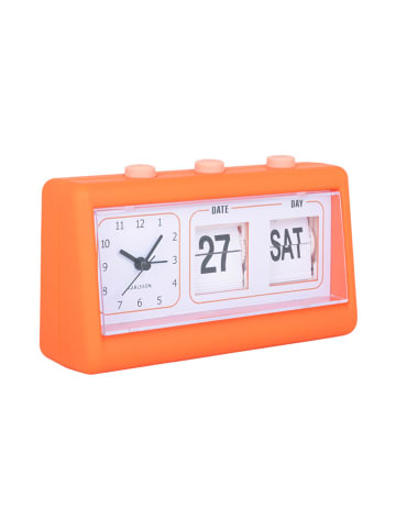 Karlsson Wekker "Data Flip" oranje - (B)19 x (H)11,5 x (D)6,4 cm