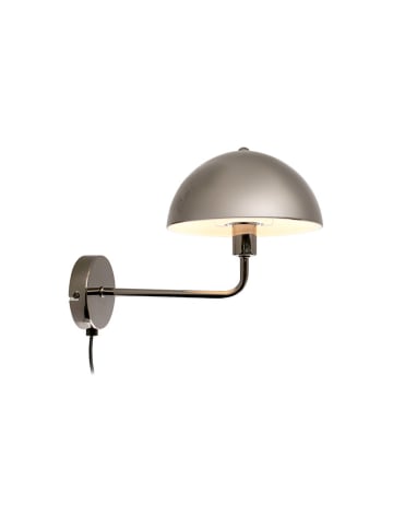 Leitmotiv Lampa ścienna "Bonnet" w kolorze szarym - wys. 18 x 25 x Ø 20 cm