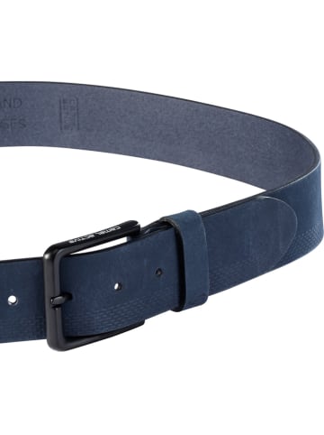 Camel Active Leder-Gürtel in Dunkelblau - (L)130 cm