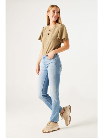 Garcia Dżinsy - Slim fit - w kolorze błękitnym