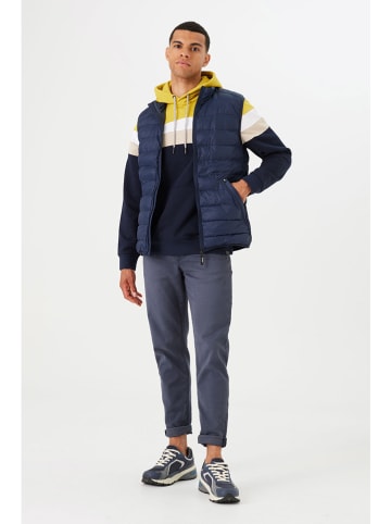 Garcia Doorgestikte bodywarmer donkerblauw