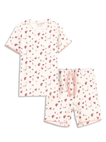 Coccodrillo Pyjama in Creme/ Rosa