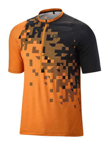Gonso Fahrradshirt "Garzolet" in Orange/ Schwarz