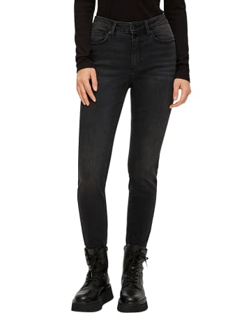 s.Oliver Dżinsy - Skinny fit - w kolorze antracytowym