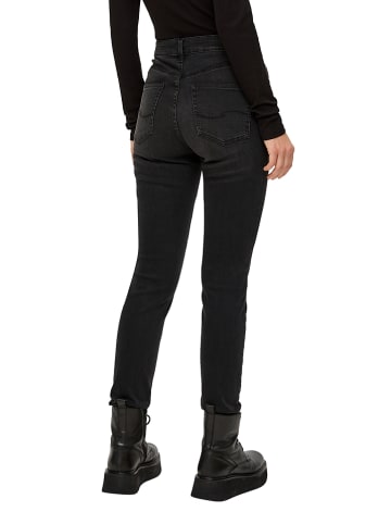 s.Oliver Dżinsy - Skinny fit - w kolorze antracytowym