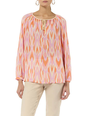 comma Blouse paars/oranje