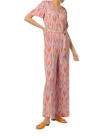 comma Jumpsuit in Lila/ Orange