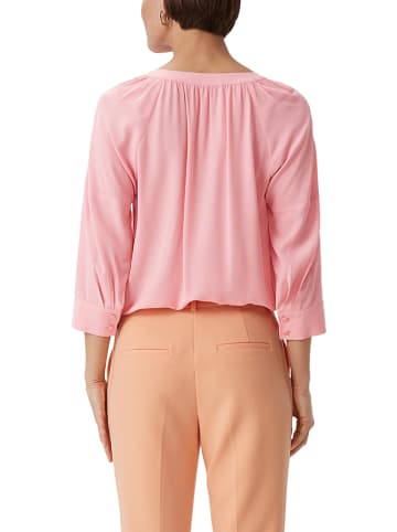 comma Bluse in Rosa