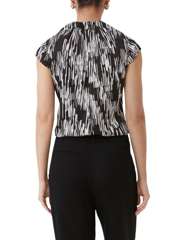 comma Bluse in Schwarz