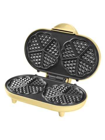 bESTRON Waffeleisen "Sweet Dreams" in Gelb