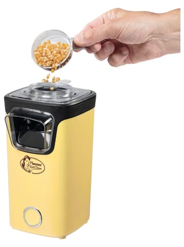 bESTRON Hetelucht-popcornmachine "Sweet Dreams" geel