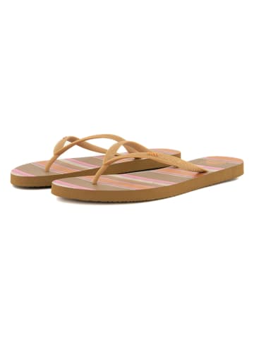 Reef Zehentrenner in Beige/ Orange