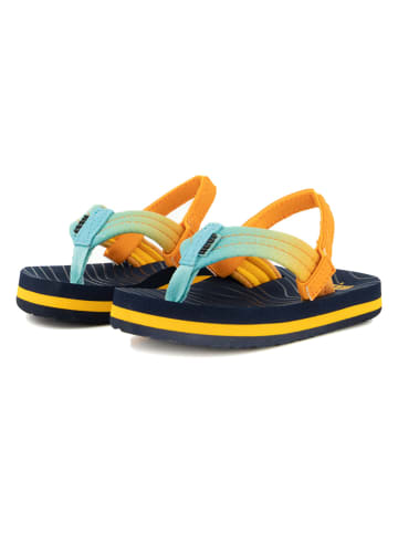 Reef Sandalen "Little Ahi" lichtblauw/oranje