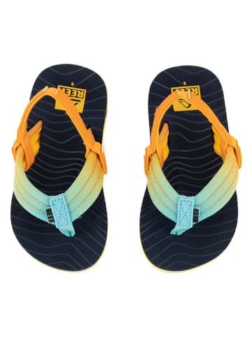 Reef Sandalen "Little Ahi" lichtblauw/oranje