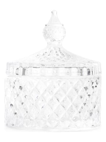 Homla Zuckerdose "Ferran" in Transparent - (H)8 x Ø 10 cm