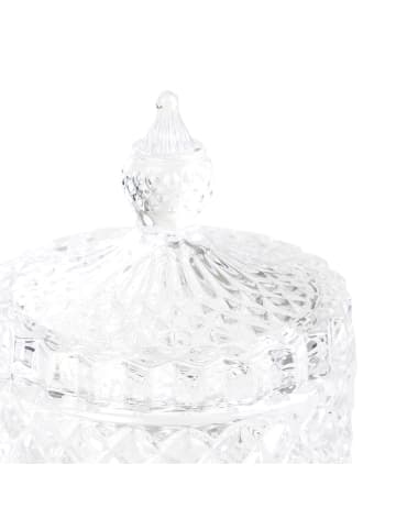 Homla Zuckerdose "Ferran" in Transparent - (H)8 x Ø 10 cm