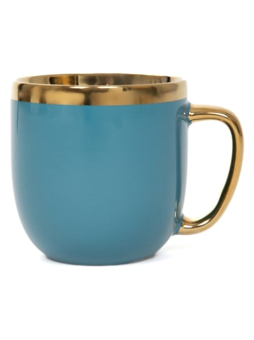 Homla Tasse "Sinnes" in Blau/ Gold - 280 ml