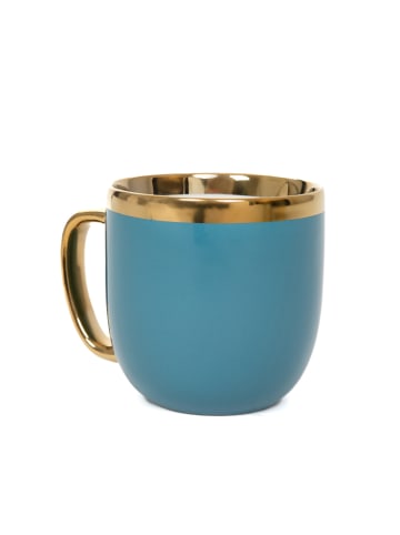 Homla Kop "Sinnes" blauw/goudkleurig - 280 ml