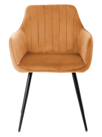 Homla Krzesło "Andre" w kolorze jasnobrązowym - 56 x 86 x 61 cm