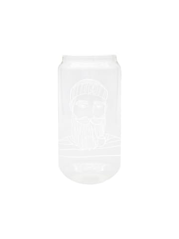 Eulenschnitt Trinkglas "Seemann" in Transparent/ Weiß - 500 ml