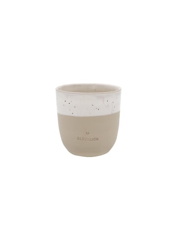 Eulenschnitt Becher "Glücklich" in Creme - 200 ml