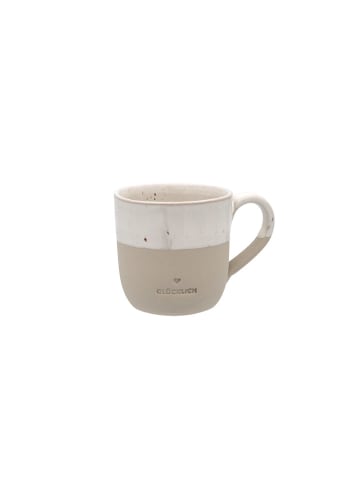 Eulenschnitt Cappuccinotasse"Glücklich" in Creme - 190 ml