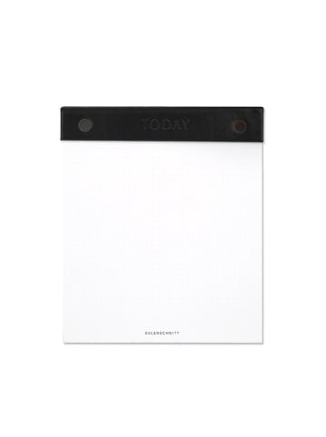 Eulenschnitt Notitieblok "Today" wit/zwart - (B)15 x (H)17,5 cm