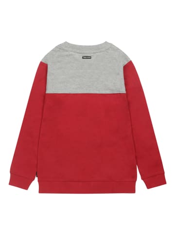 Tumble 'N Dry Sweatshirt in Rot/ Grau