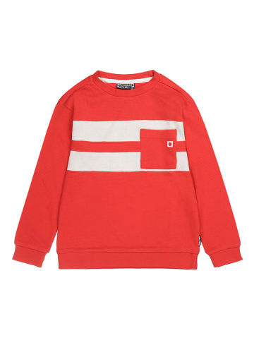 Tumble 'N Dry Sweatshirt in Rot/ Weiß