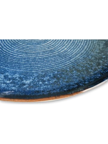 Trendy Kitchen by EXCÉLSA 6-delige set: dessertborden "Poseidone" blauw - Ø 20 cm