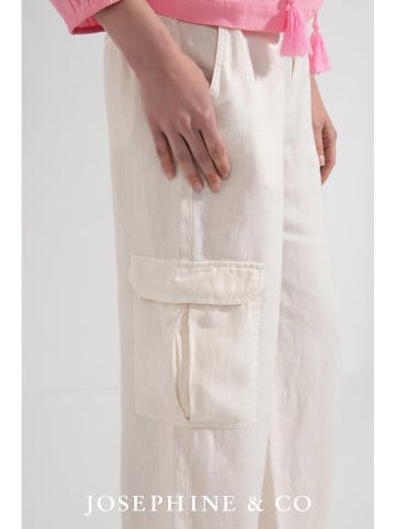 Josephine & Co Linnen cargobroek crème
