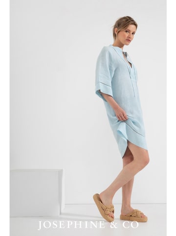 Josephine & Co Leinen-Kleid in Hellblau
