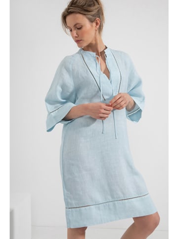 Josephine & Co Leinen-Kleid in Hellblau