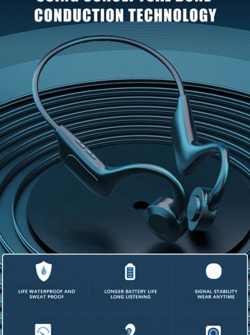 SmartCase Słuchawki douszne Bluetooth w kolorze czarnym