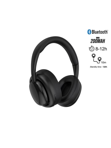 SmartCase Bluetooth-Over-Ear-Kopfhörer in Schwarz