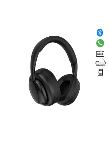 SmartCase Słuchawki nauszne Bluetooth w kolorze czarnym