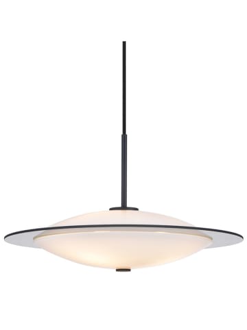 Halo Design Hanglamp "Orbit" zwart/crème - (H)25 x Ø 40 cm